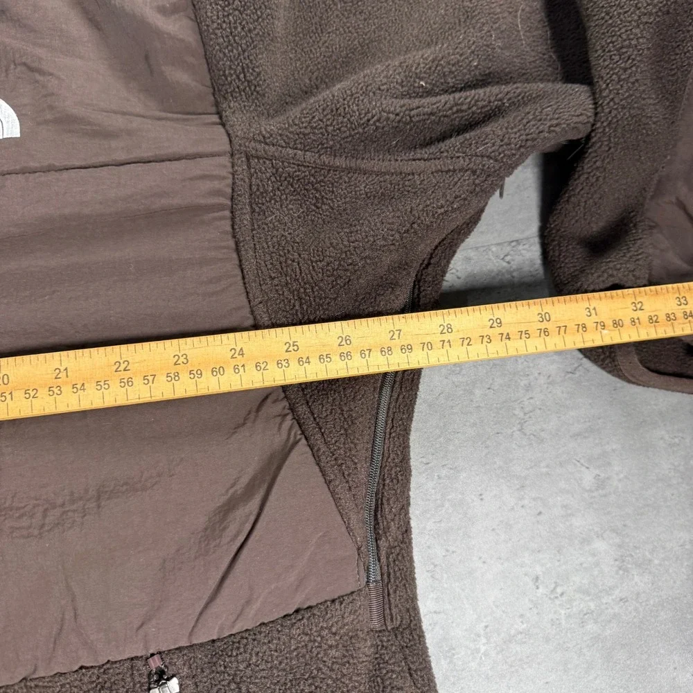 The North Face Denali Jacket Mens XL Brown Polartec Fleece Full Zip Pit Zips
